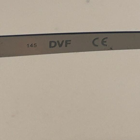 Diane Von Furstenberg Blue/Silver Sunglasses - Picture 4 of 10